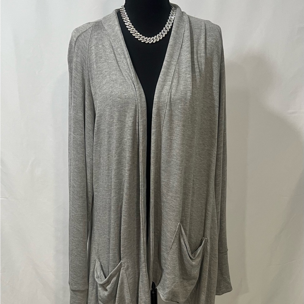 Sweet Pea Light Gray Women's Cardigan